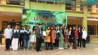 Câu lạc bộ Tiếng anh - Một sân chơi bổ ích cho thầy và trò nhà trường