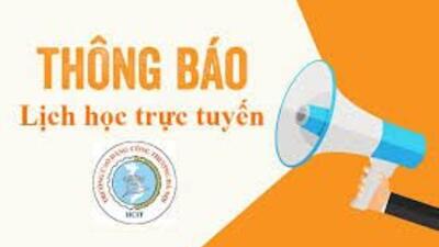 Thời khóa biểu học trực tuyến khối 10,11 (Thực hiện từ 06/4/2020)