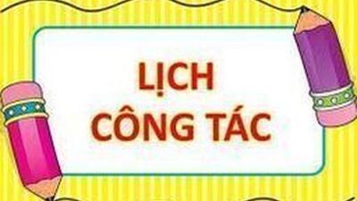 Lịch công tác tuần năm học 2019 - 2020 (Thực hiện từ 04/05/2020 đến 10/05/2020)