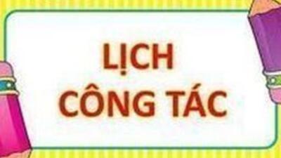 Lịch công tác tuần năm học 2019 - 2020 (Thực hiện từ ngày 11/05/2020 đến 17/05/2020)