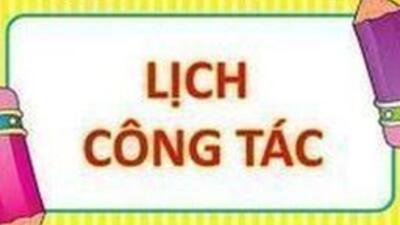 Lịch công tác tuần năm học 2019 - 2020 (Thực hiện từ 18/05/2020 đến 24/05/2020)
