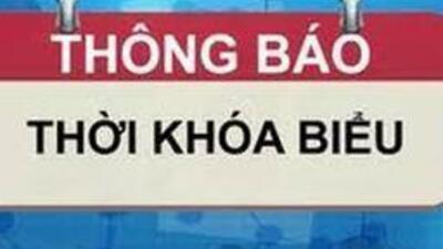 Thời khóa biêu số 02 năm học 2020 - 2021 ( thực hiện từ ngày 14/09/2020 đến 19/09/2020 )