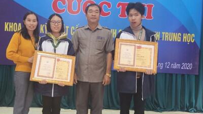 HS tham gia cuộc thi NCKH KT cấp tỉnh năm học 2020-2021