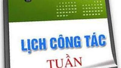 Lịch công tác tuần 35 năm học 2020-2021