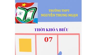 Thời khóa biểu số 07 - Năm học 2021 - 2022