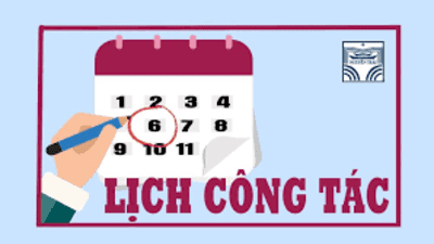 Lịch công tác tuần 11 năm học 2022-2023