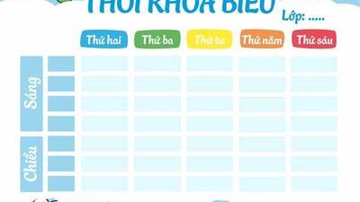 Thời khoá biểu số 04 học kì 1 năm học 2022-2023