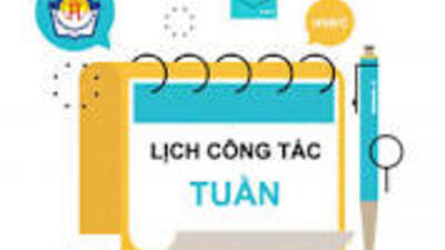 Lịch công tác tuần 15 thực hiện từ ngày 12/12/2022 đến 18/12/2022