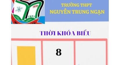 Thời khóa biểu số 08 thực hiện từ ngày 17/4/2023