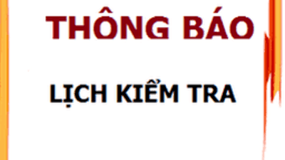 Lịch thi cuối kì 2 năm học 2022-2023