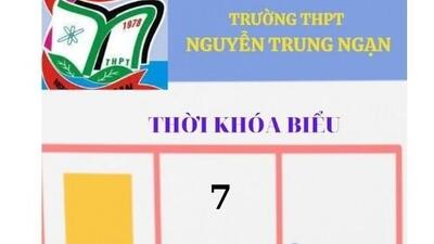 Thời khoá biểu số 07 thực hiện từ ngày 18/12/2023