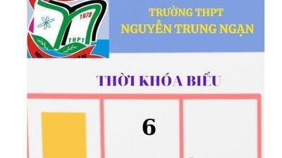 Thời khóa biểu số 06 thực hiện từ ngày 22/4/2024