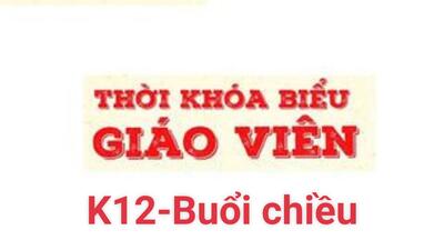 TKB ÔN THI TN BUỔI CHIỀU NĂM 2024