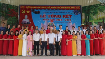 LỄ TỔNG KẾT NĂM HỌC 2023 - 2024 CỦA TRƯỜNG THPT NGUYỄN TRUNG NGẠN