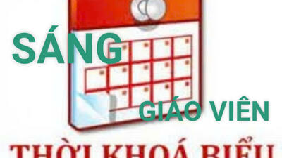 TKB SỐ 5 - GIÁO VIÊN - THỰC HIỆN TỪ 7/10/2024
