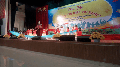 Hưởng ứng Hội thi dân vũ “Vũ điệu vui khỏe” tỉnh Hưng Yên năm 2024