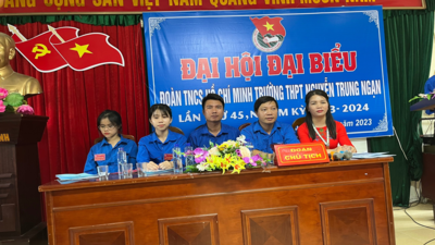 Đoàn trường THPT Nguyễn Trung Ngạn tổ chức thành công đại hội Đoàn trường nhiệm kì 2023-2024