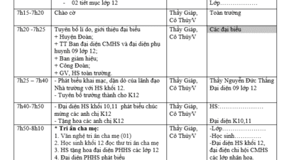 Kế hoạch tổ chức lễ tri ân và trưởng thành cho học sinh khối 12 năm học 2019 - 2020