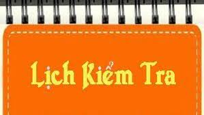 Lịch kiểm tra giữa kì 1 năm học 2025 - 2026